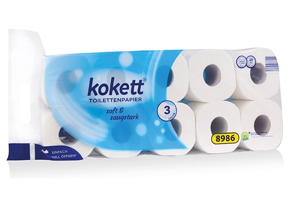KOKETT Toalettpapír, 10 x 220 lap/csomag