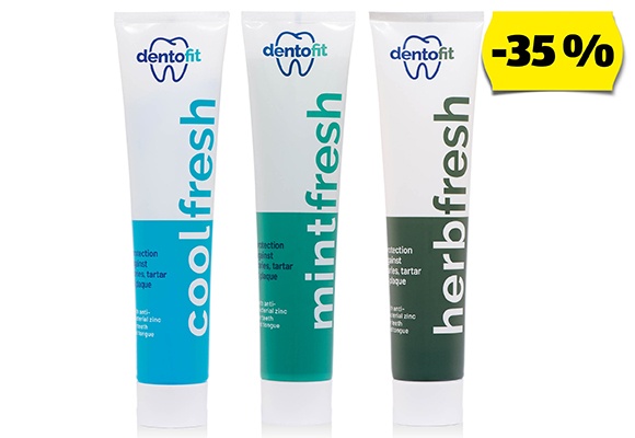 DENTOFIT Fogkrém, 125 ml/tubus