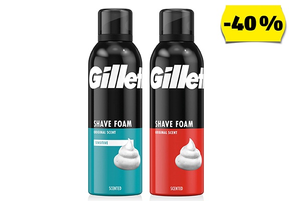 GILLETTE Borotvahab, 200 ml/flakon