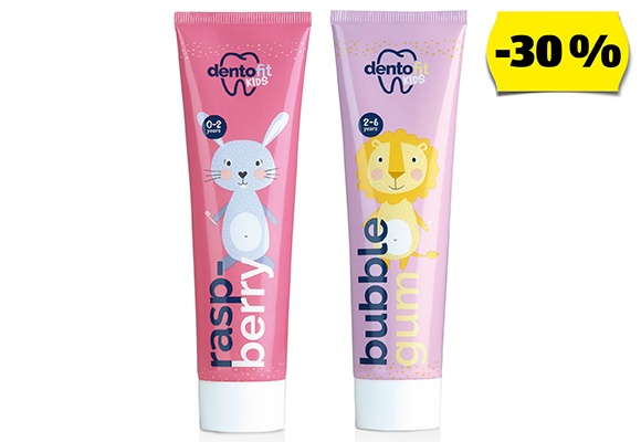 DENTOFIT Gyermek fogkrém, 100 ml/darab