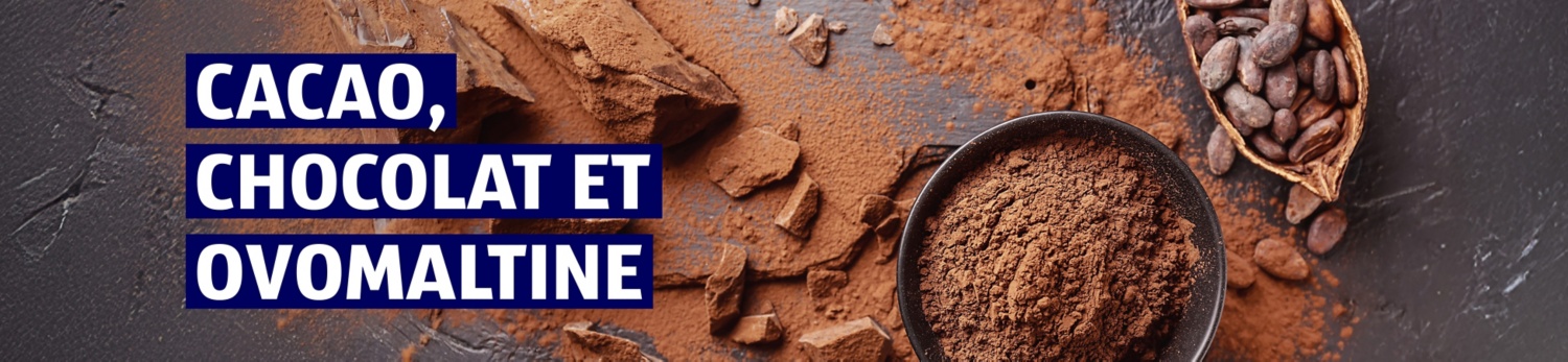 ALDI SUISSE – Cacao, Ovomaltine, Chocolat