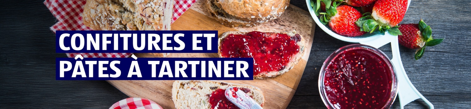 ALDI SUISSE – Confitures et pâtes à tartiner