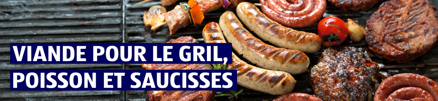 ALDI SUISSE – Grillsortiment Grillfleisch, Fisch & Würste