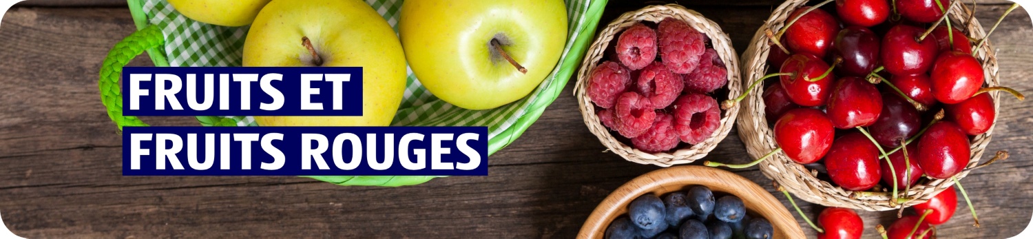 ALDI SUISSE – Fruits et fruits rouges