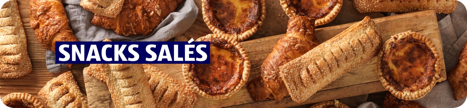 Snacks salés – Landingpage