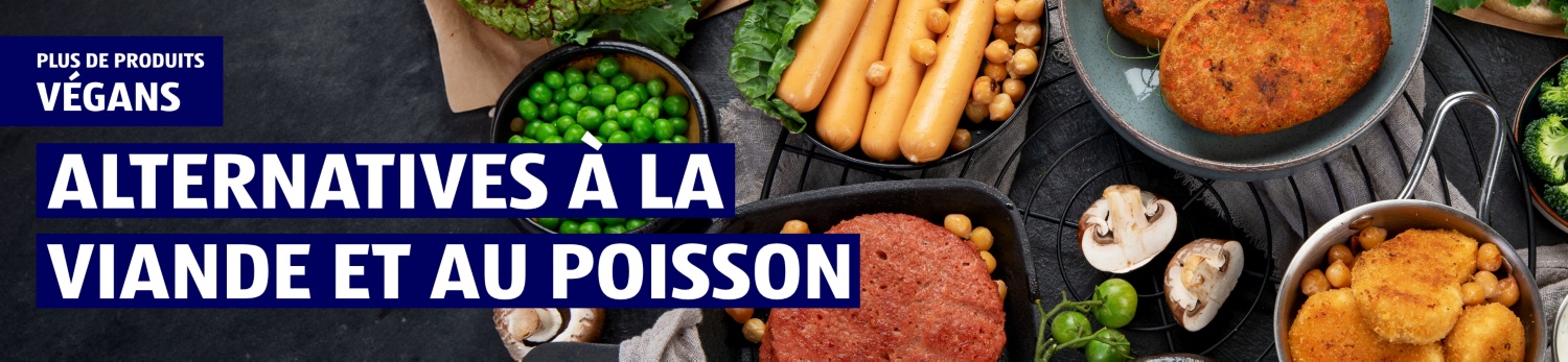 Alternatives végétaliennes à la viande et au poisson