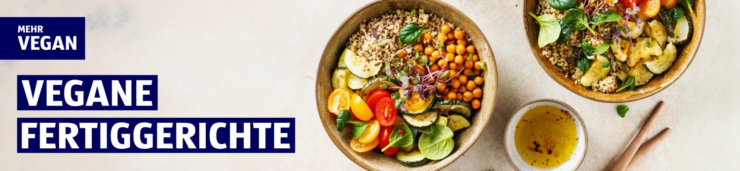 ALDI SUISSE – Vegane Fertiggerichte