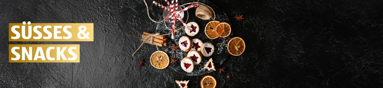 Weihnachtssortiment Süßes & Snacks 2025