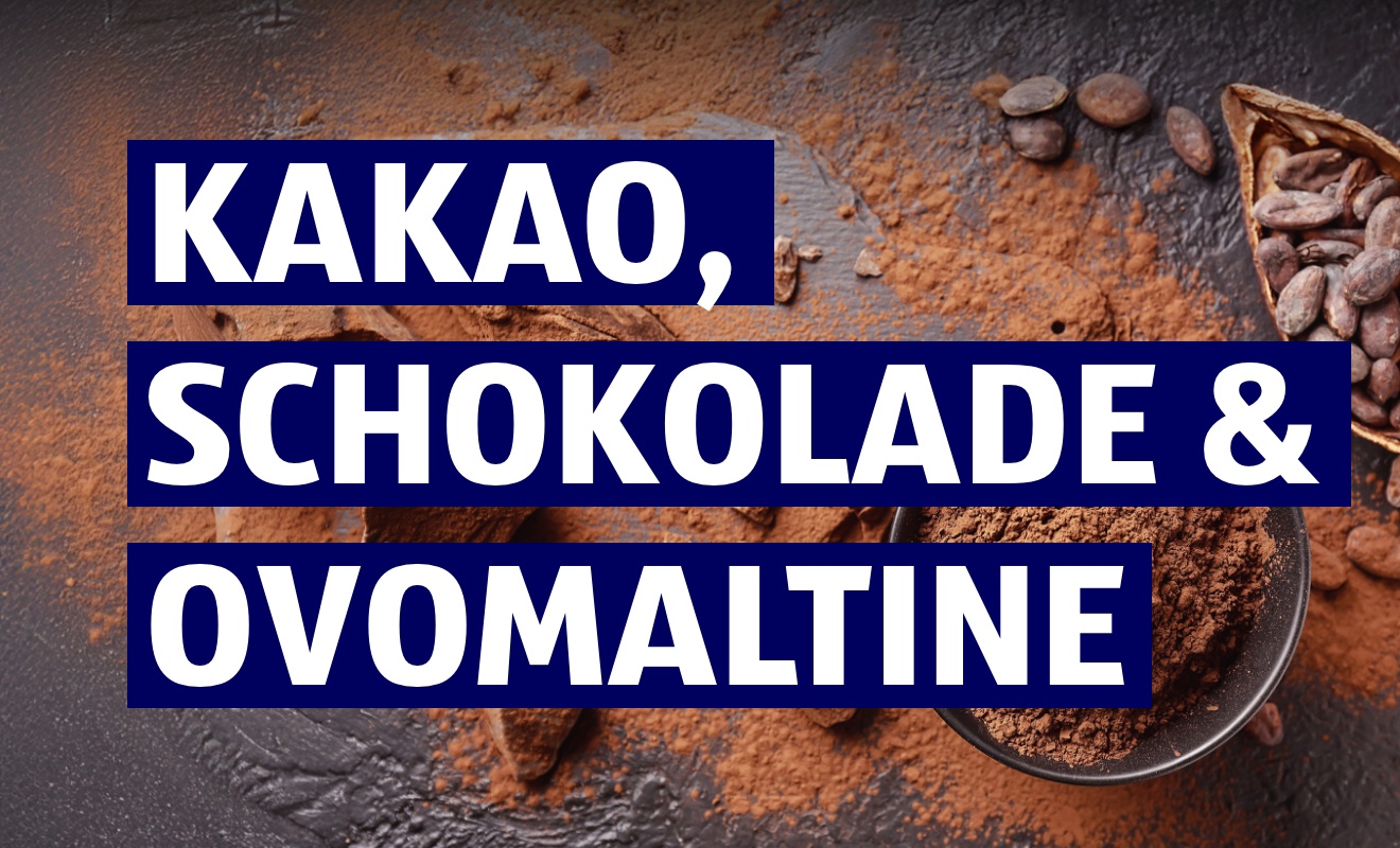 ALDI SUISSSE - Kakao, Ovomaltine, Schokolade
