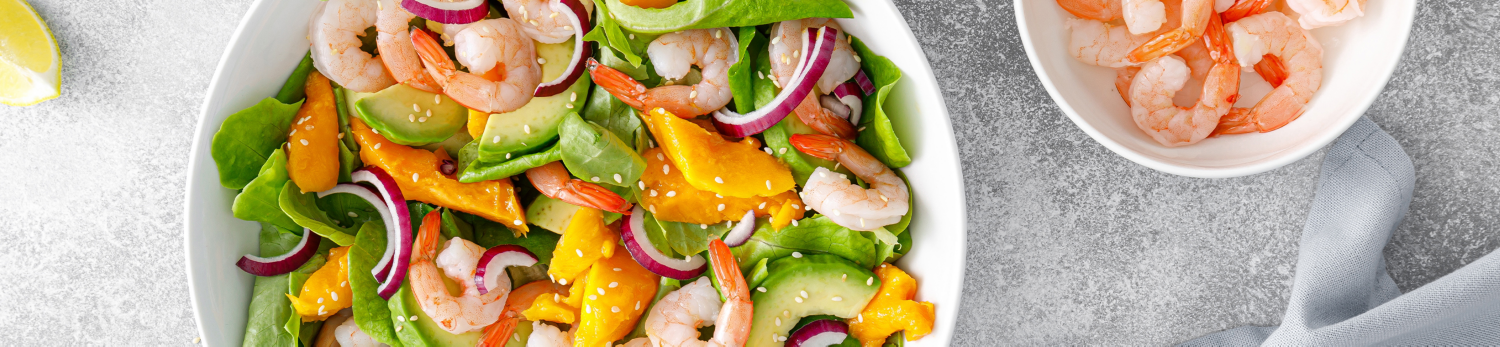 Gamberi sgusciati naturali e marinati Golden Seafood