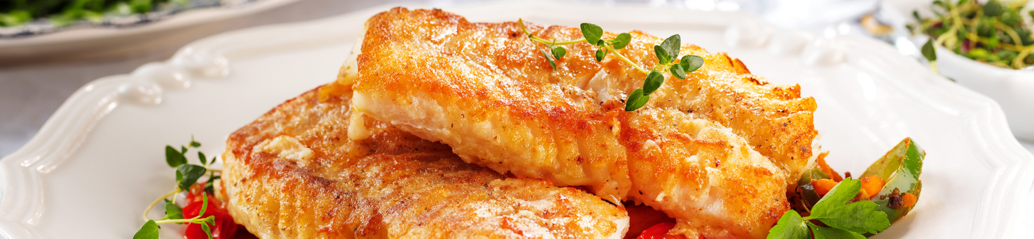  Filetto di Pollack gratinato pomodoro basilico MSC Golden Seafood