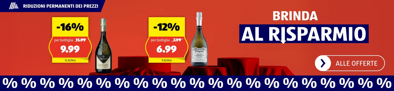 Prezzi frizzanti