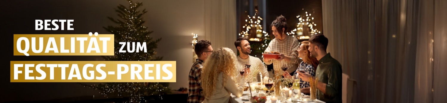 Weihnachtssortiment Landingpage 2025