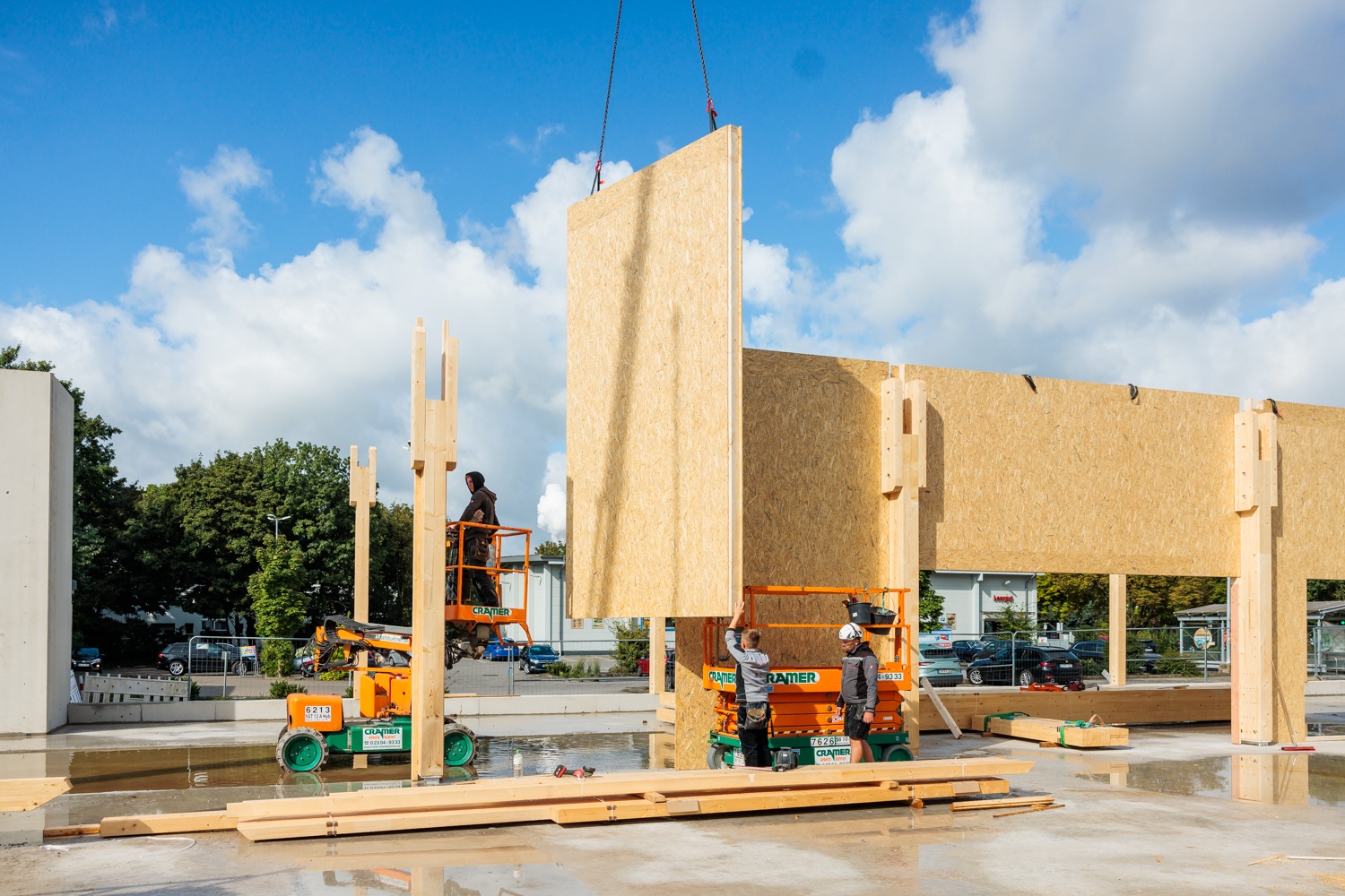 ALDI SÜD baut in Duisburg Filial-Prototypen aus Holz