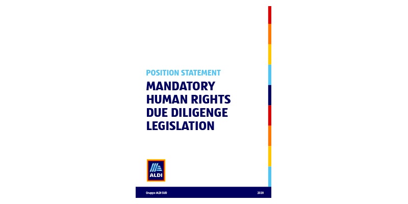 Position Statement - Mandatory Human Rights Due Diligence Legislation IT