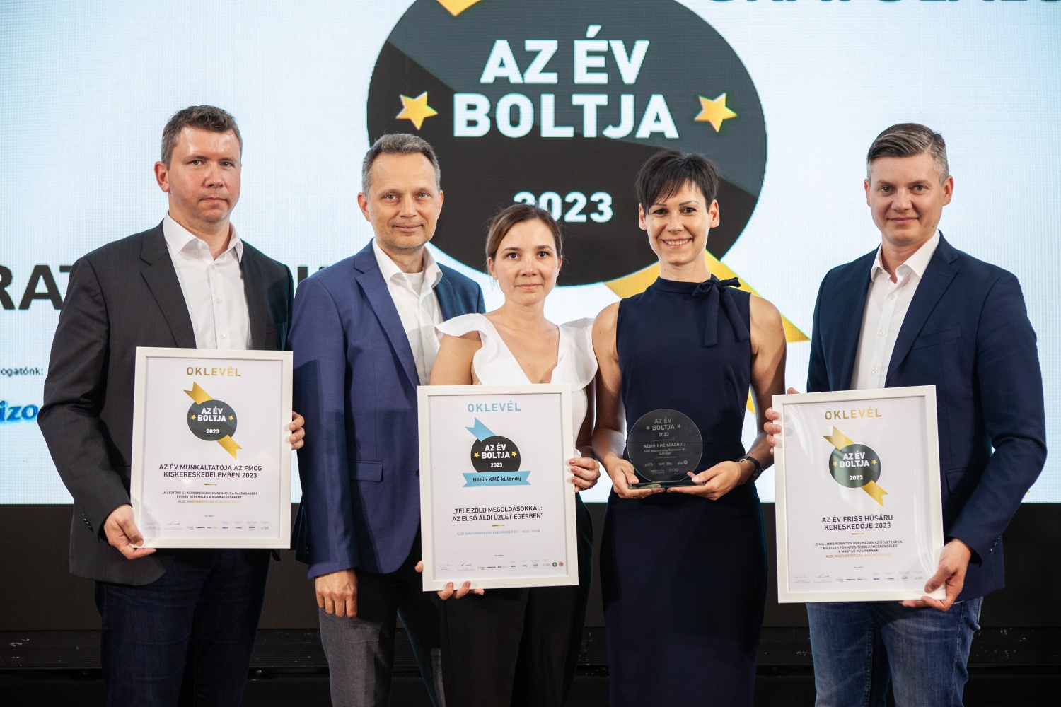 Díjeső az ALDI-nál