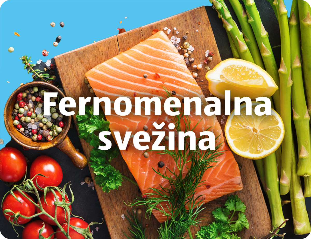 losos in zelenjava na deski