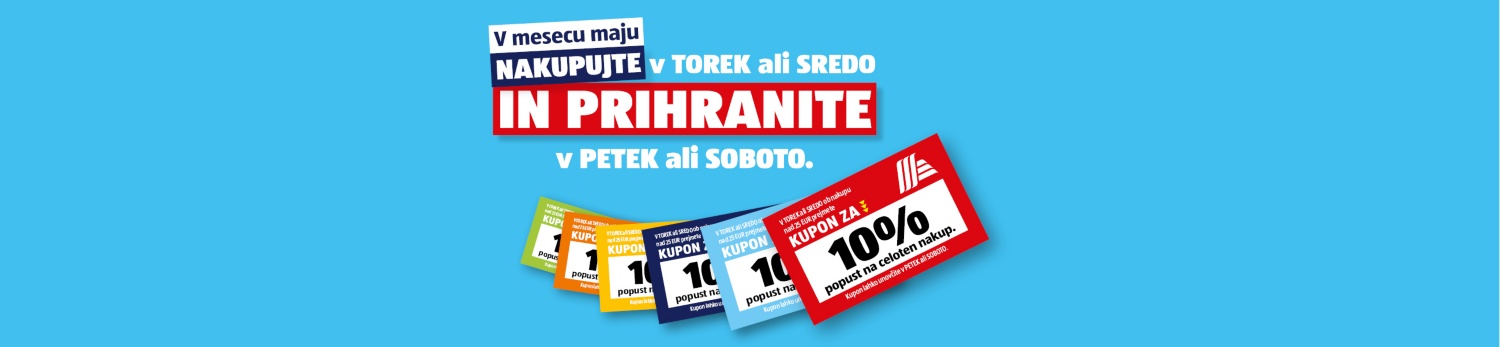 Nakupujte in prihranite