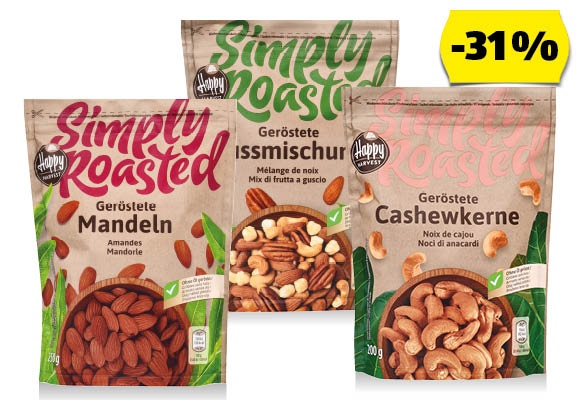 HAPPY HARVEST Pörkölt magvak, 250 g vagy 200 g/csomag