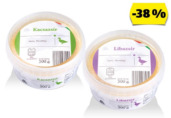 Libazsír vagy kacsazsír, 300 g/doboz