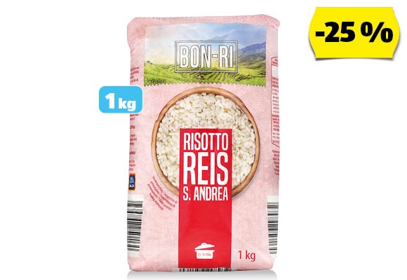 BON-RI Rizottórizs, 1 kg/csomag