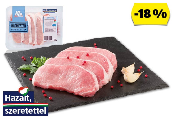 HÚSMESTER Friss sertéskaraj, 500 g/tálca