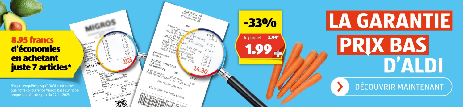 ALDI SUISSE – Deals de noël