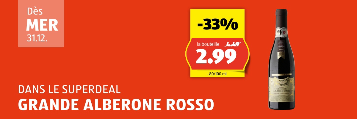 SuperDeal dès mercredi 31.12.