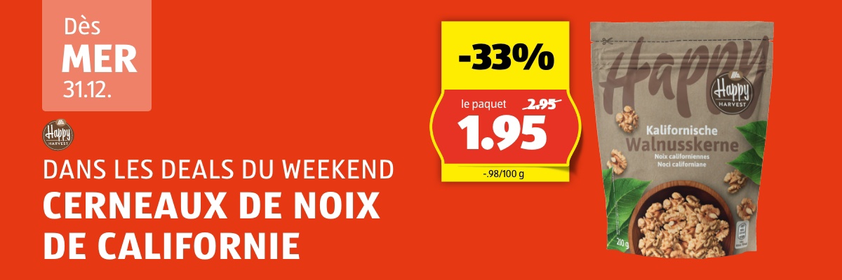WeekendDeal dès mercredi, 31.12.