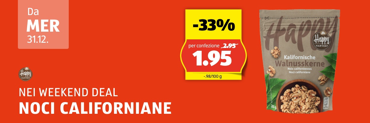 Weekend Deal da mercoledì, 31.12.