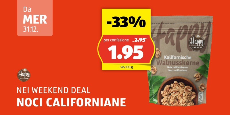 Weekend Deal da mercoledì, 31.12.