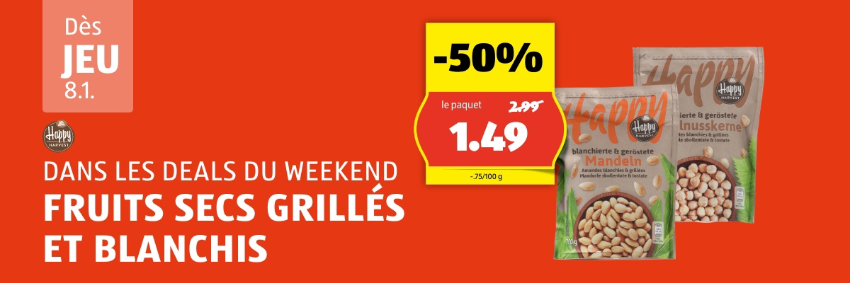 WeekendDeal dès jeudi, 8.1.