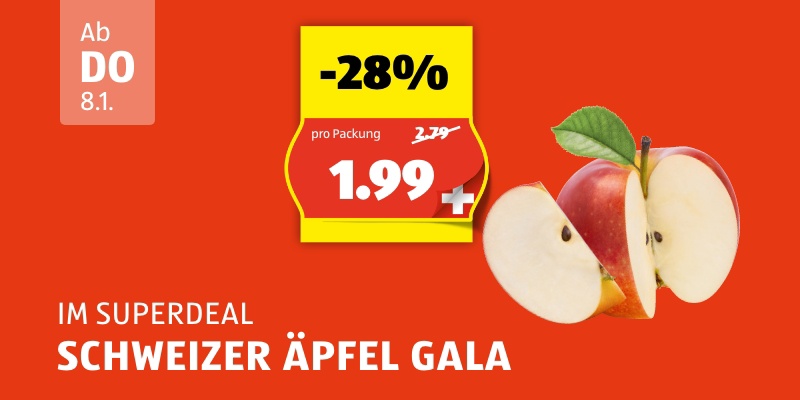 SuperDeal ab Donnerstag 8.1.