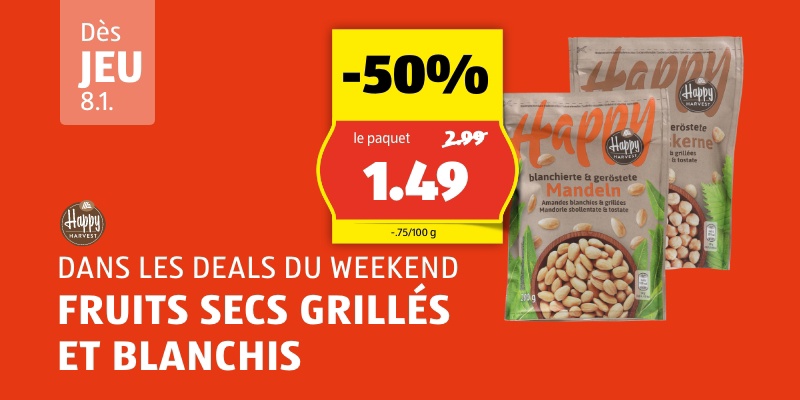 WeekendDeal dès jeudi, 8.1.