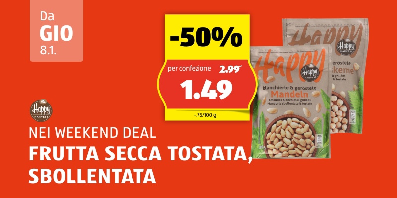 Weekend Deal da giovedì, 8.1.