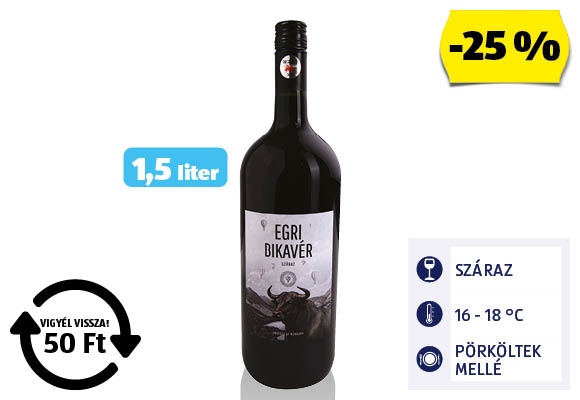 EGER Bikavér, 1,5 l/üveg