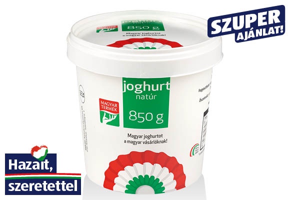 KOKÁRDÁS Natúr joghurt, 850 g/vödör 
