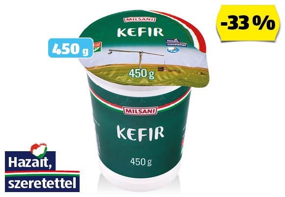 MILSANI Kefir, 450 g/pohár