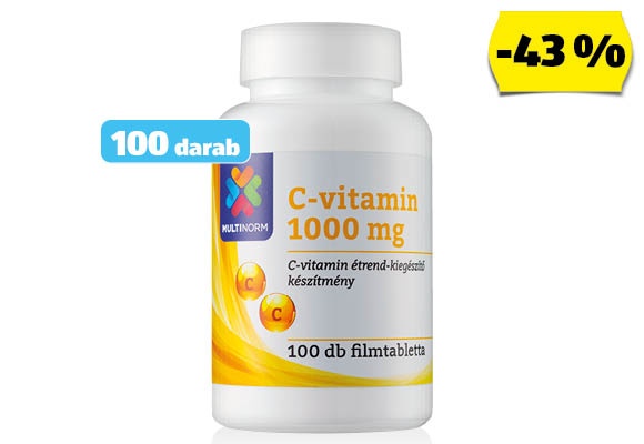 MULTINORM C-Vitamin 1 000 MG, 100 darab/doboz