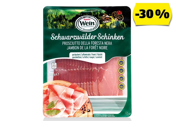 Feketeerdei nyers sonka, 200 g/csomag