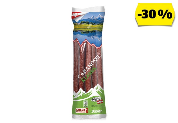 GENUSS 100% AUS ÖSTERREICH Cabanossi kolbász, 300 g/csomag
