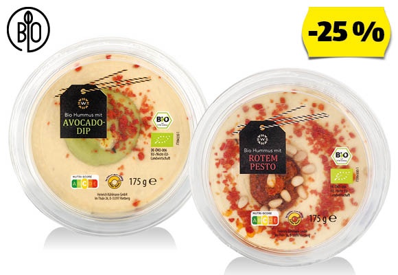 WONNEMEYER BIO Hummusz, 175 g/tégely
