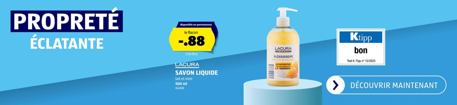 ALDI SUISSE – Vainqueurs de tests