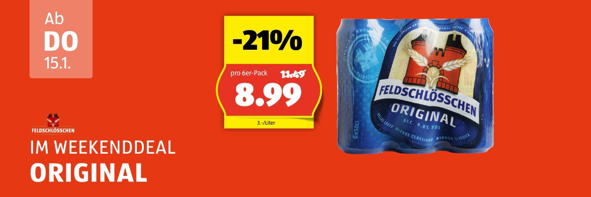 Weekend Deal ab Donnerstag 15.1.