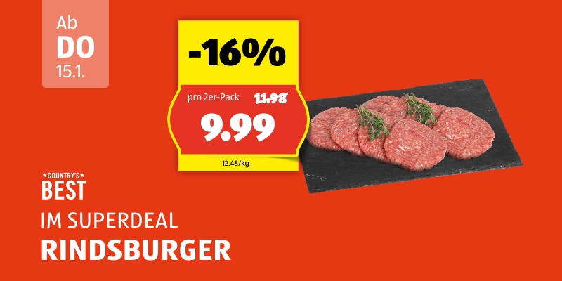 SuperDeal ab Donnerstag 15.1.