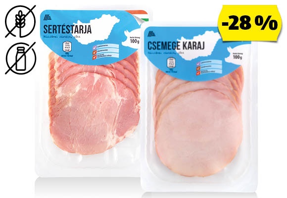 Csemegekaraj vagy sertéstarja, 100 g/csomag