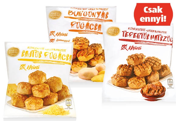 FINEST BAKERY Sós süteményvariációk, 600 g/csomag