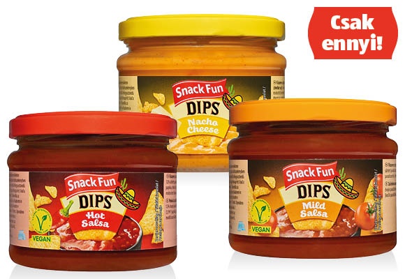 SNACK FUN Tortillaszósz, 300 g vagy 290 g/üveg