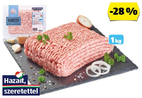 HÚSMESTER Friss darált sertéshús, 1 kg/tálca