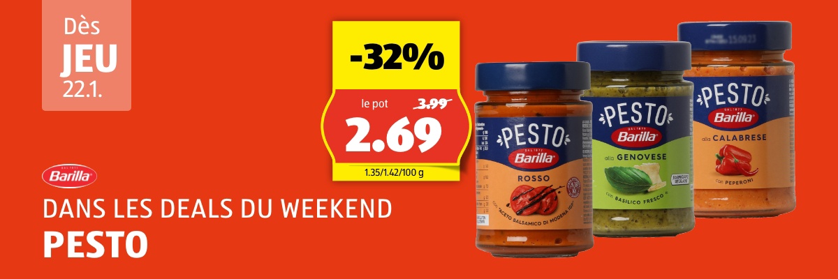 WeekendDeal dès jeudi, 22.1.
